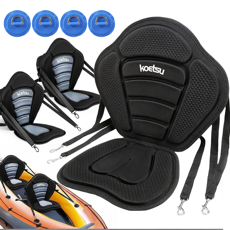 Fishing Kayak Crate - Asiento de Kayak con respaldo ajustable