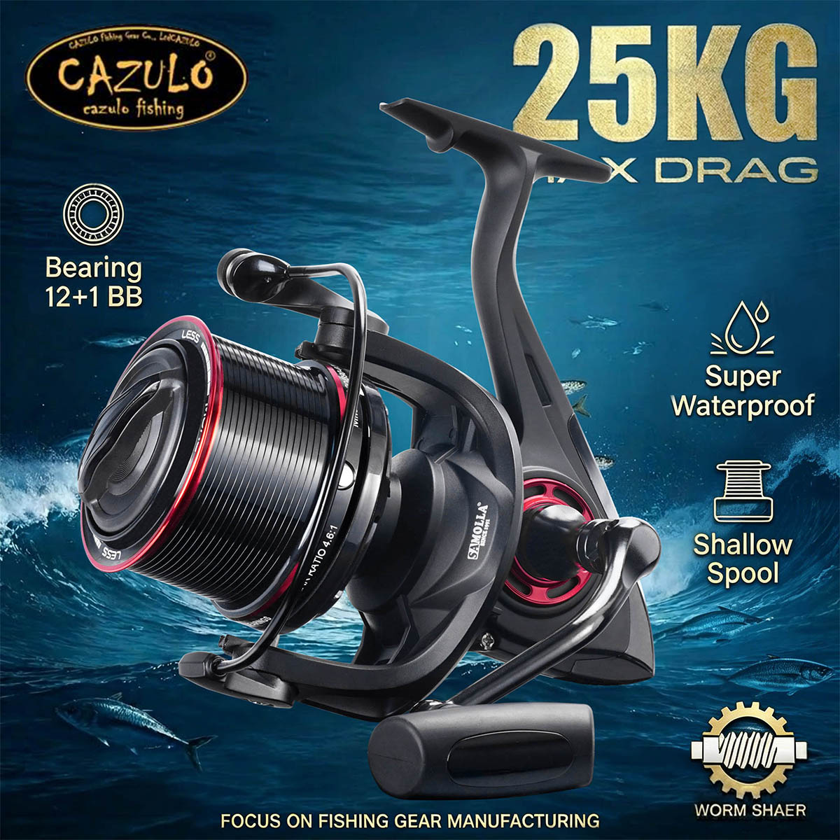 Carrete de Pesca Giratorio de  - Daiwa Reel Bg reseña y precio